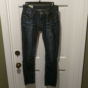 Machine Cropped Jeans